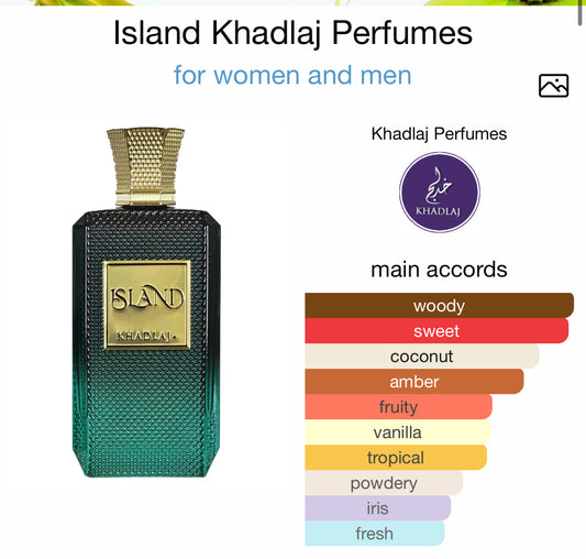 Khadlaj ISLAND extrait de parfum 100ml