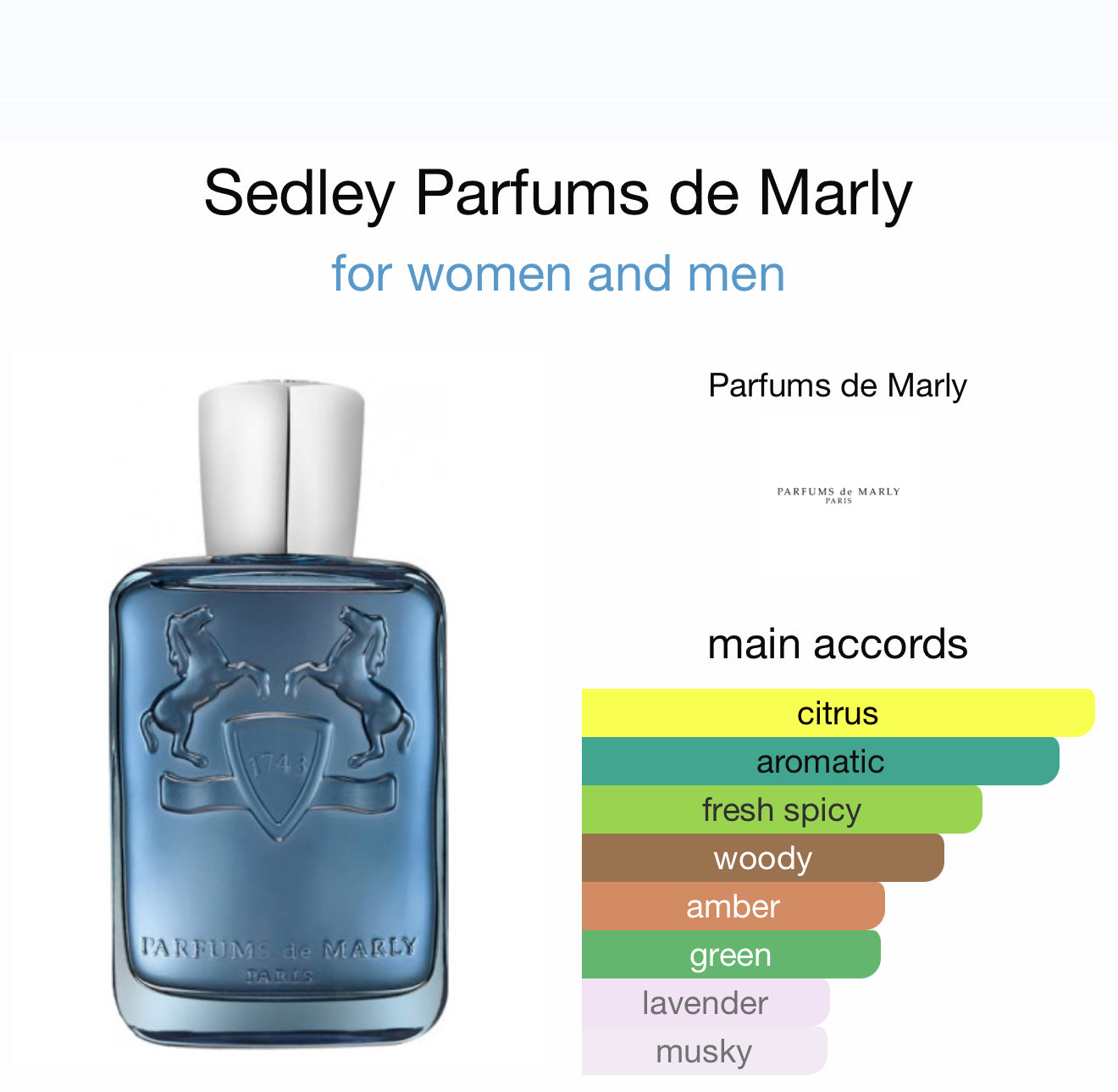 SEDLEY by Fragrance World 100ml