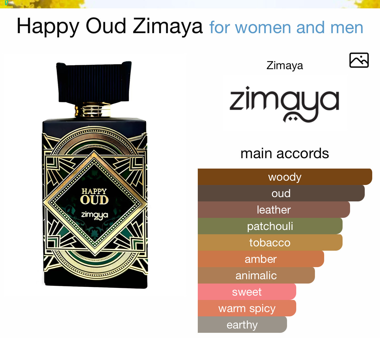 Happy Oud Extrait De Parfum Spray 100ML