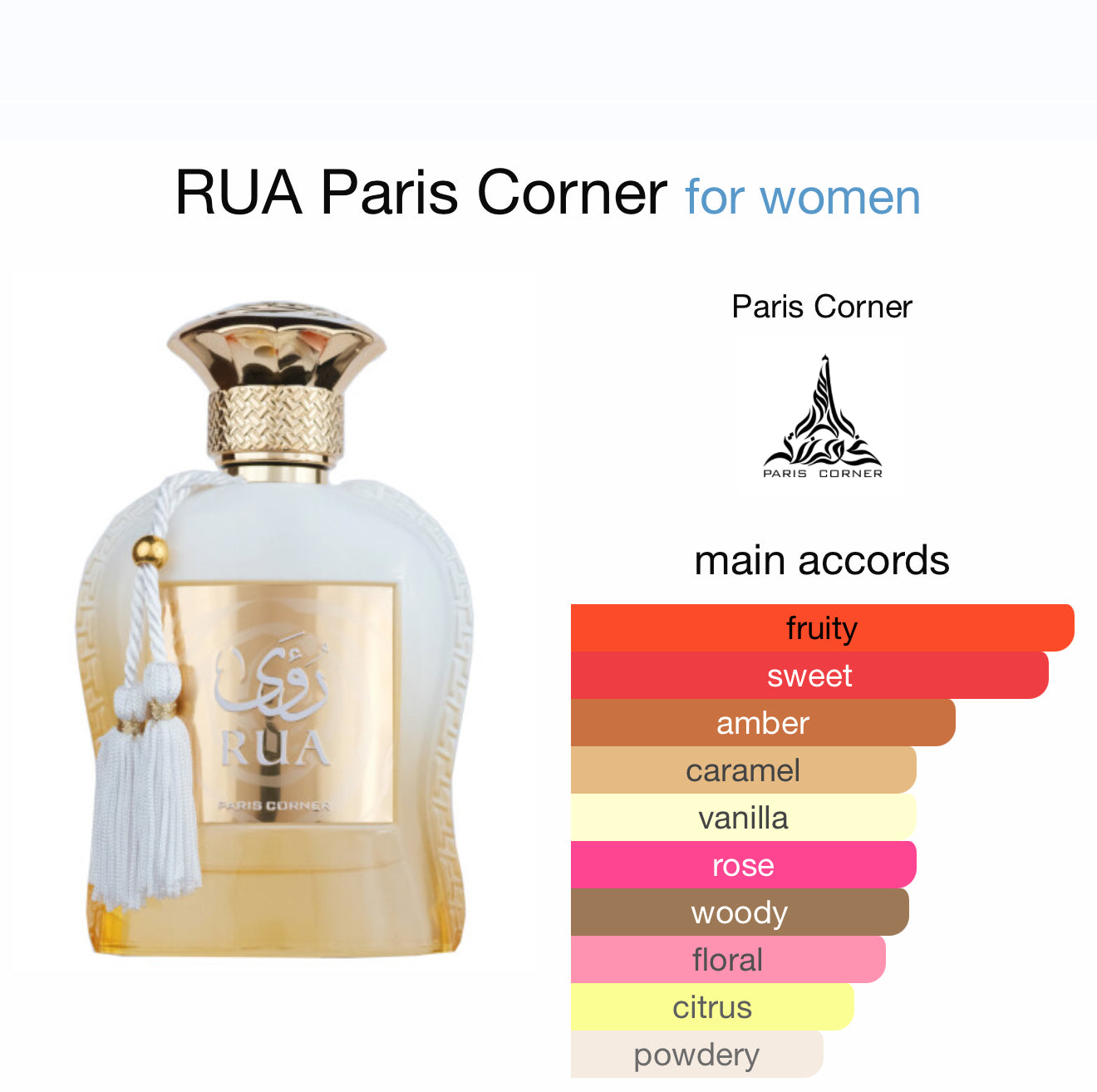 Rua Extrait De Parfum 100ml