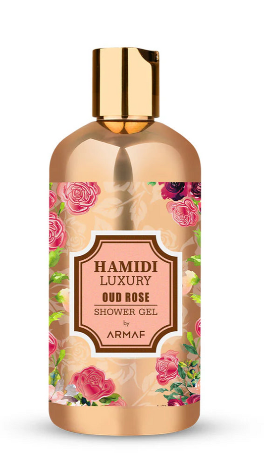 HAMIDI LUXURY OUD ROSE   500ML SHOWER GEL