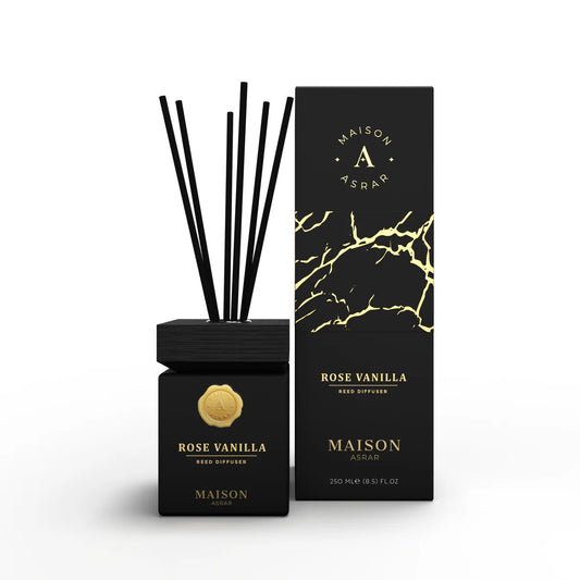 MAISON ASRAR REED DIFFUSER ROSE VANILLA 250 ML