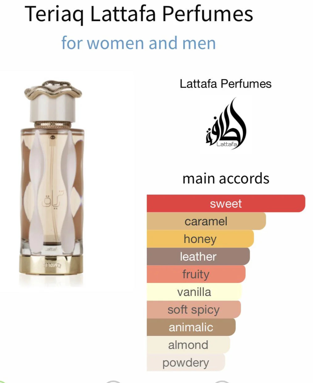 Teriaq by Lattafa Perfumes 100ml