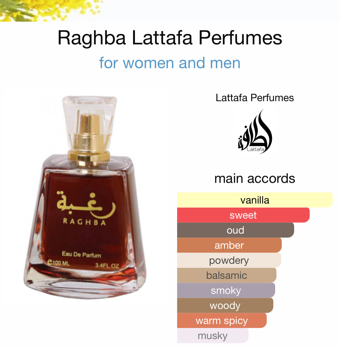 RAGHBA Perfumed water  250ml