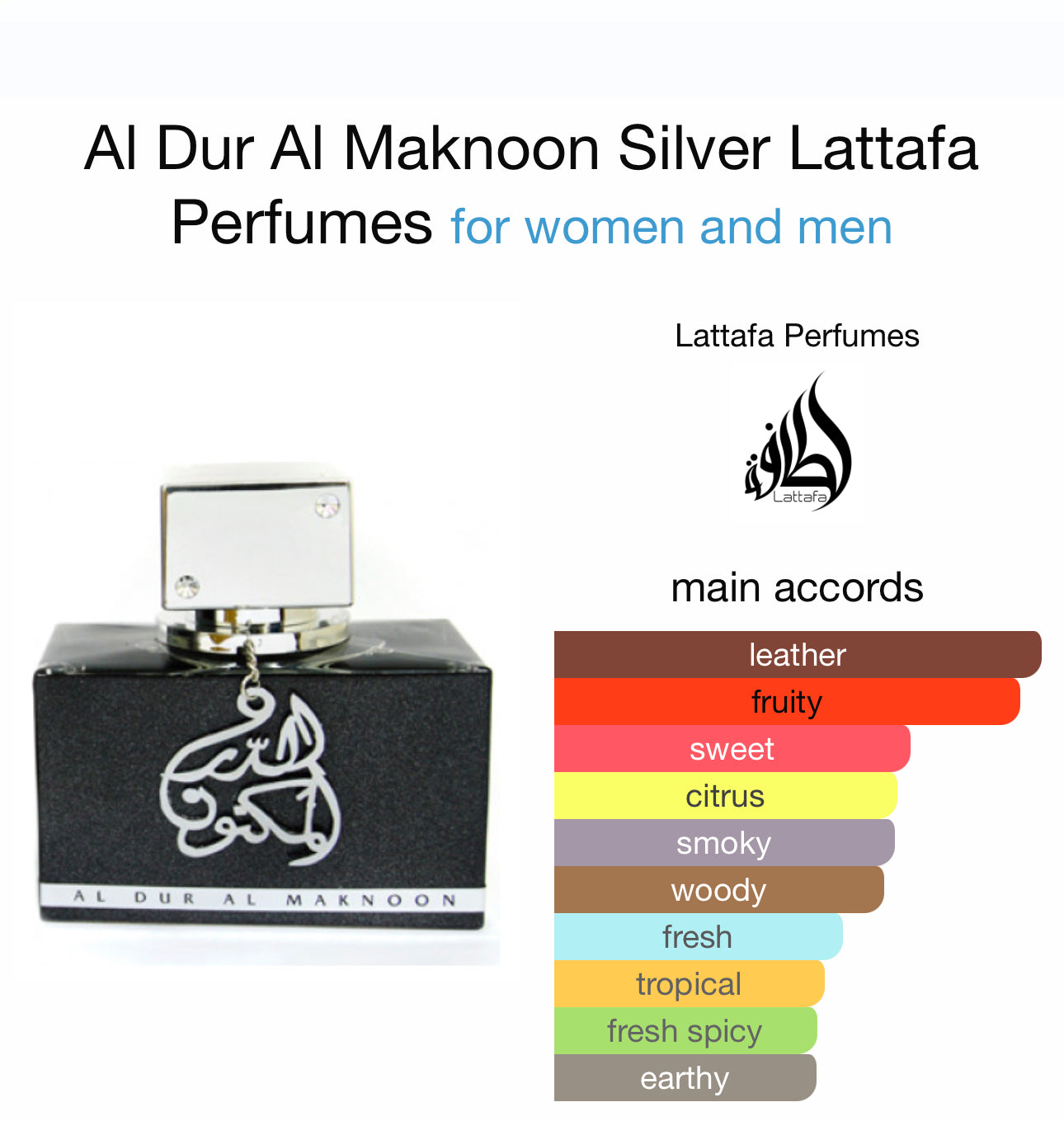 Al Dur Al Maknoon Silver 100ML