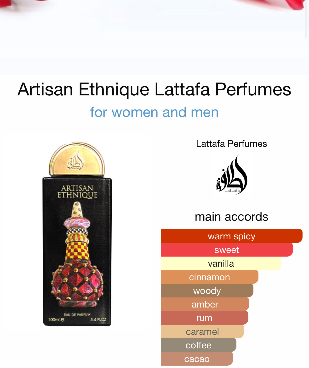 Artisan Ethnique by Lattafa 100 ml