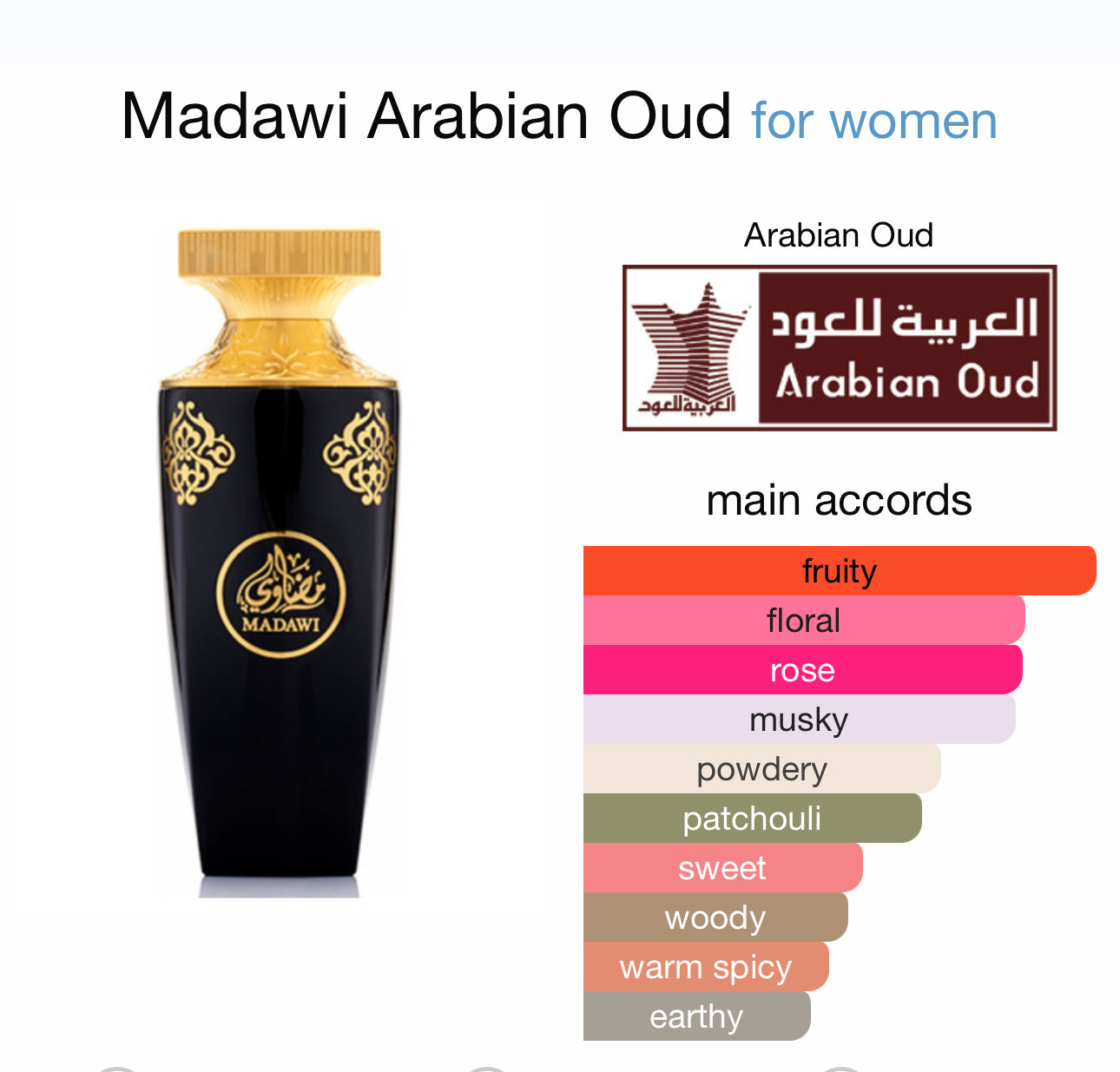 MADAWI BY Arabian Oud 90ml