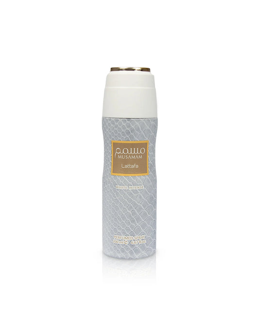 MUSAMAM WHITE INTENSE Deodorant Body spray by Ard Al Zaafran 200ml