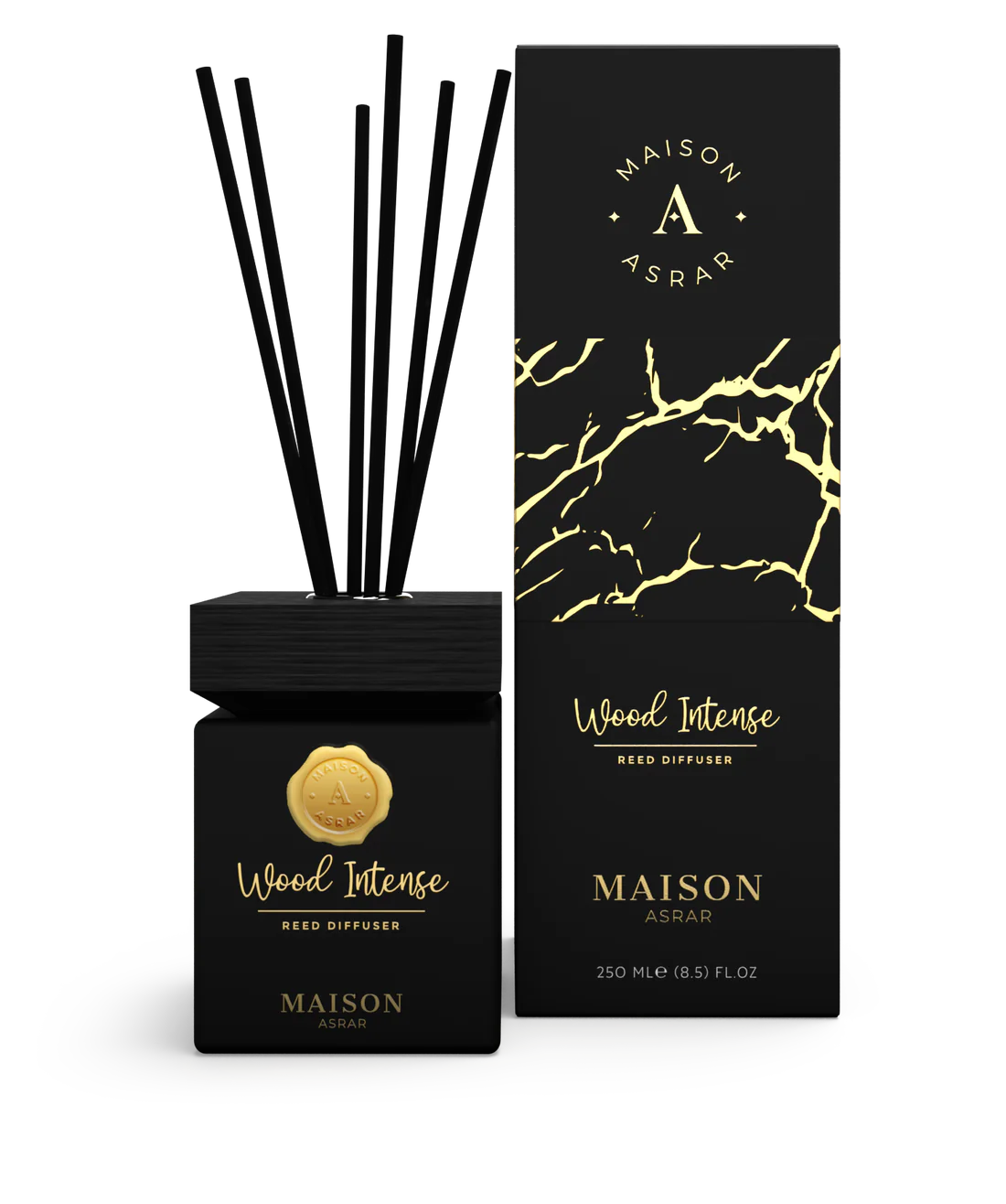 Maison Asrar Reed Diffuser 250 Ml - Wood Intense