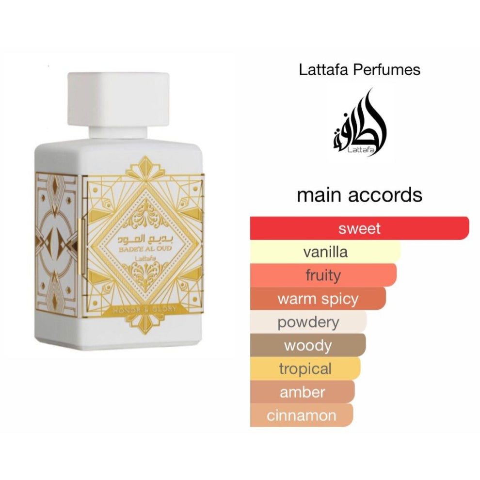 Bade'e Al Oud Honor & Glory Lattafa Perfumes 100ml